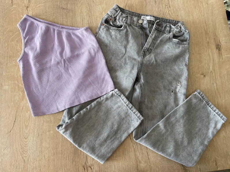 Одежда для девочки 10-12 лет Zara платья, шорты, футболки, костюмы 3