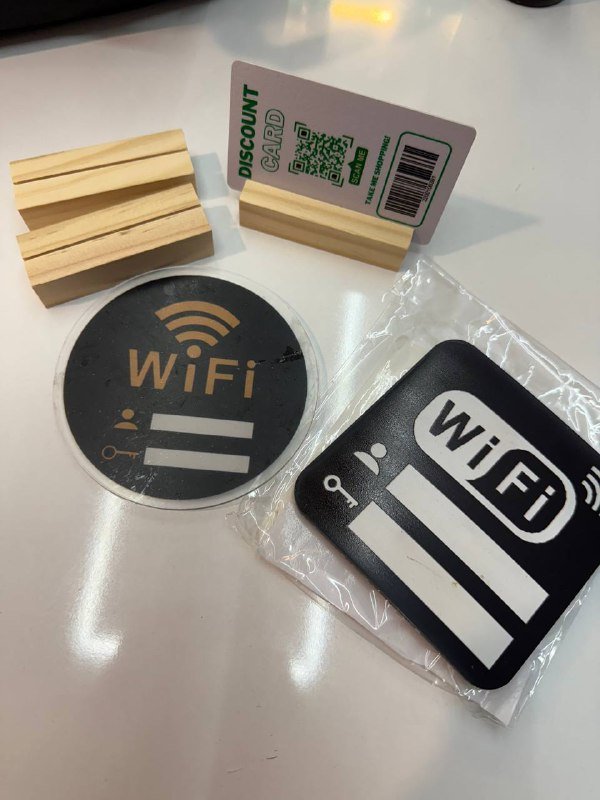 Набор подставок, значков Wi Fi, мини рулетка