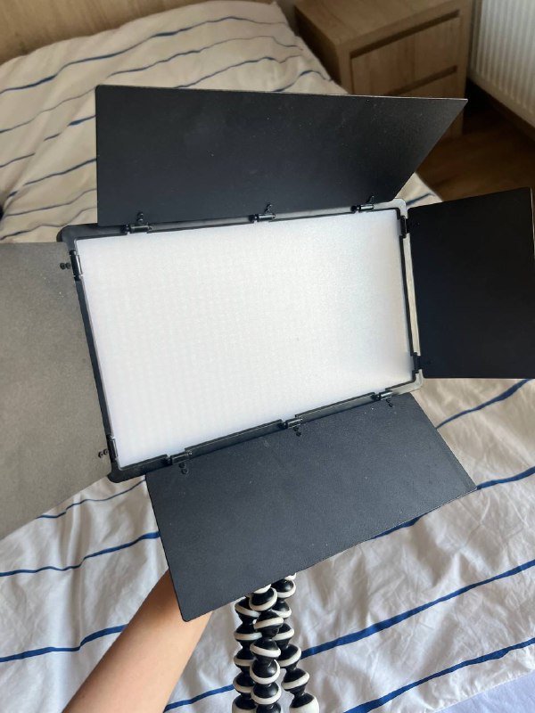 Видеосвет кольцевая лампа со штативом 4