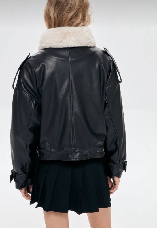 Кожаная куртка с мехом внутри 2