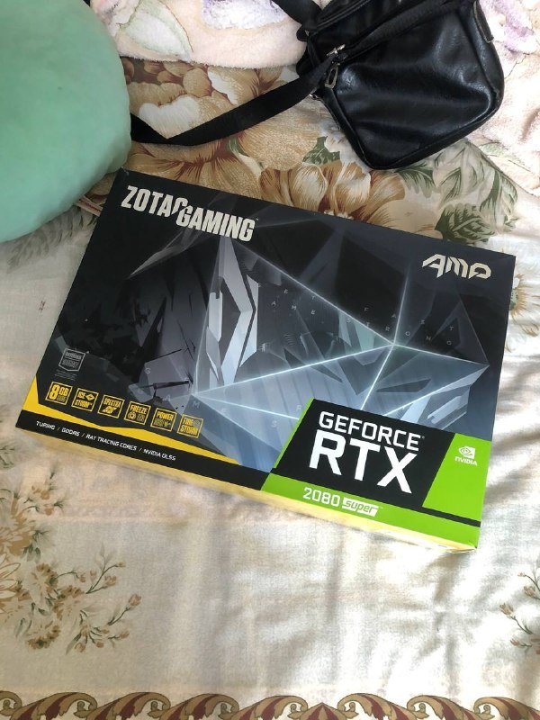 Видеокарта GeForce RTX 3050 с коробкой 2