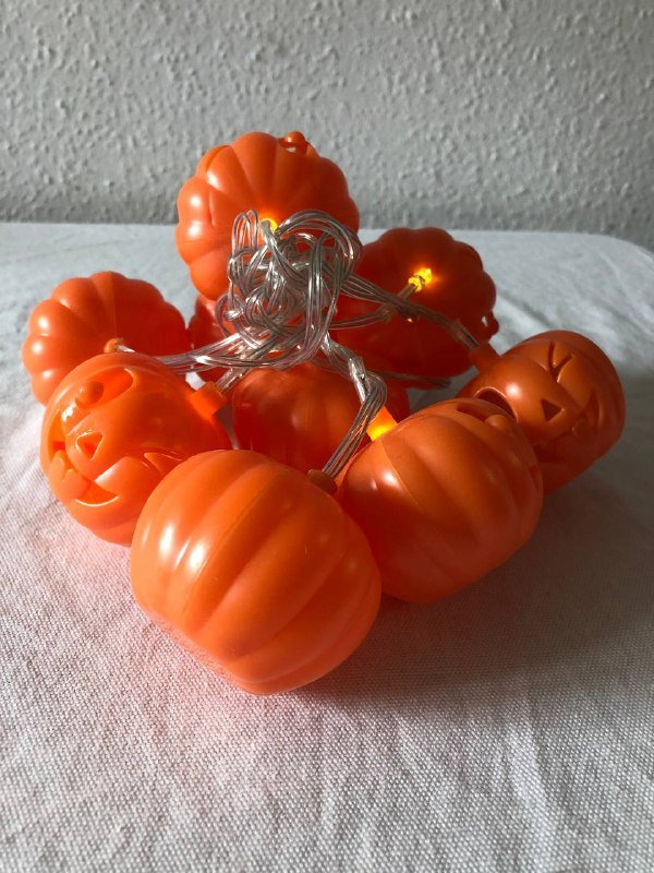 Гирлянда тыквы, Свечи на батарейках