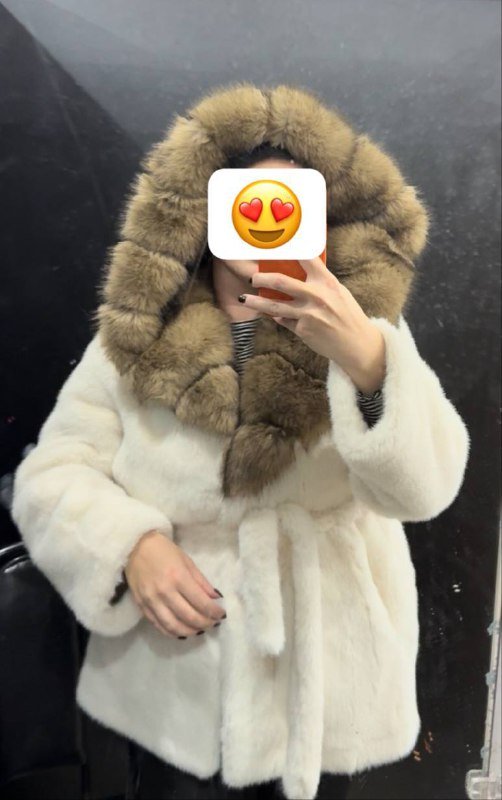 Шуба искусственный мех новая размер М 2