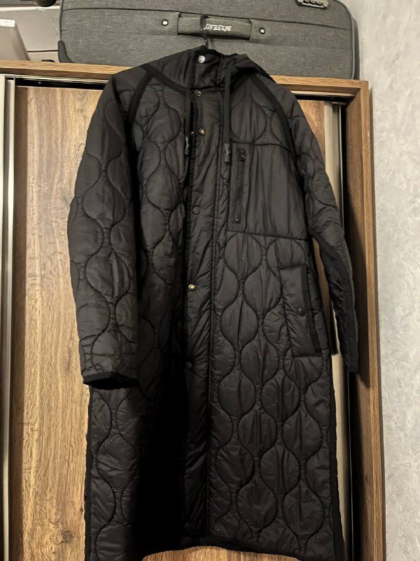 Стёганое пальто мужское, размер L