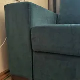 Угловой диван бирюзового цвета 3