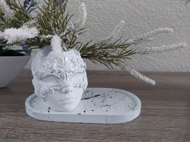 Фигурки из цемента, декор, горшки, формы для свечей 7