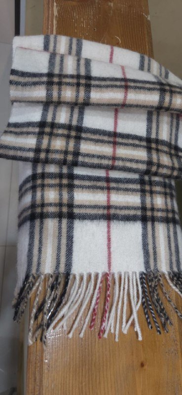 Шарфы 100% шерсть, синий и белый