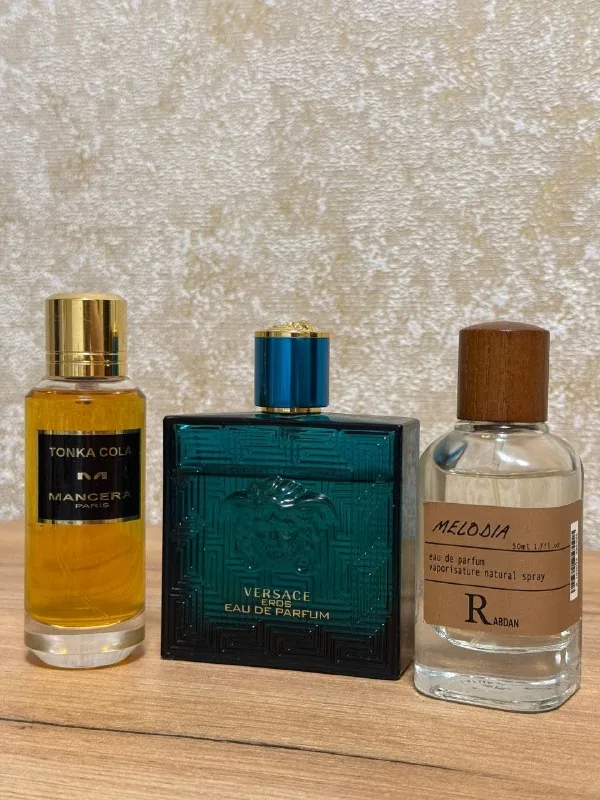 Rabdan Melodia, Versace Eros, Mancera Tonka Cola