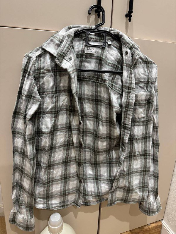 Рубашка в клетку XS-S