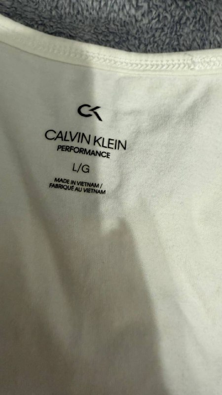 Топ Calvin Klein белый большой размер 3