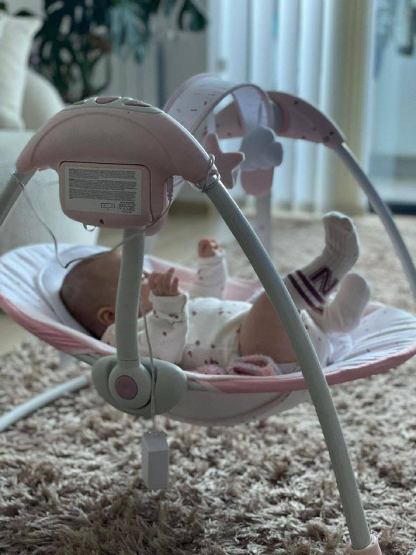 Электролюлька электрокачели Kikkaboo 0-6 мес