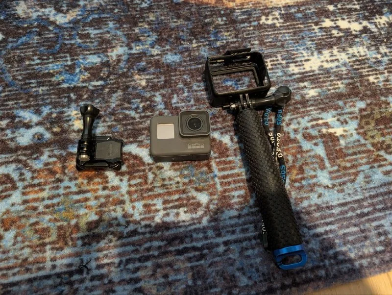GoPro 5, аксессуары, карта 64ГБ