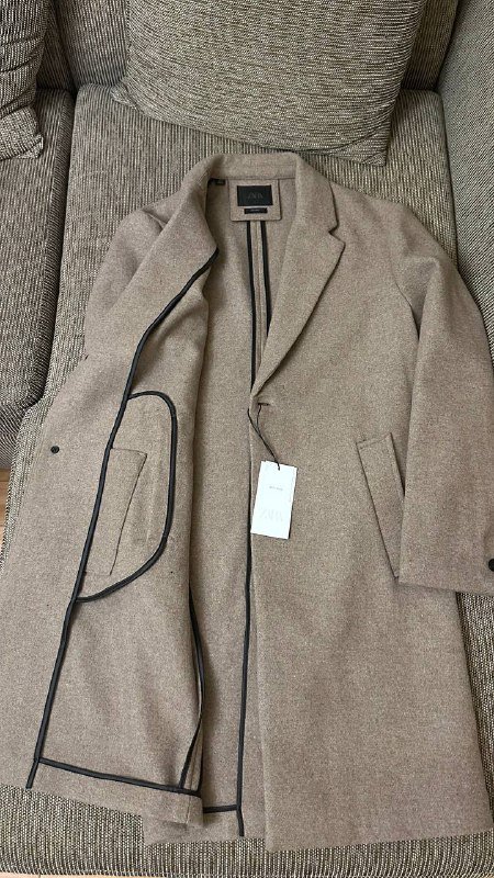 Мужское пальто ZARA новое с бирками