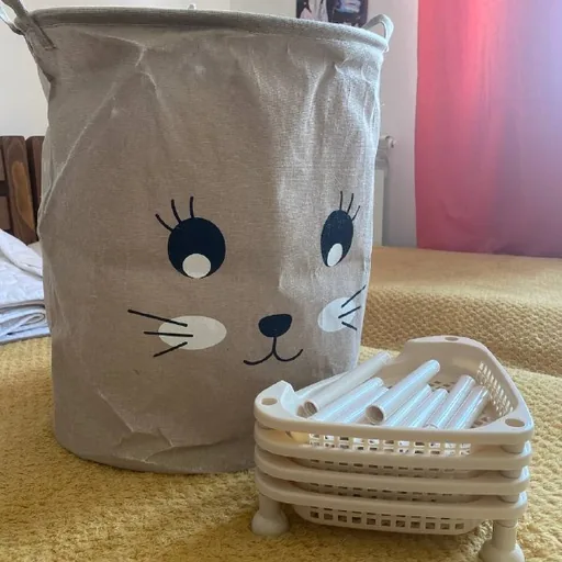 Корзина для белья, корзиночка на ножках