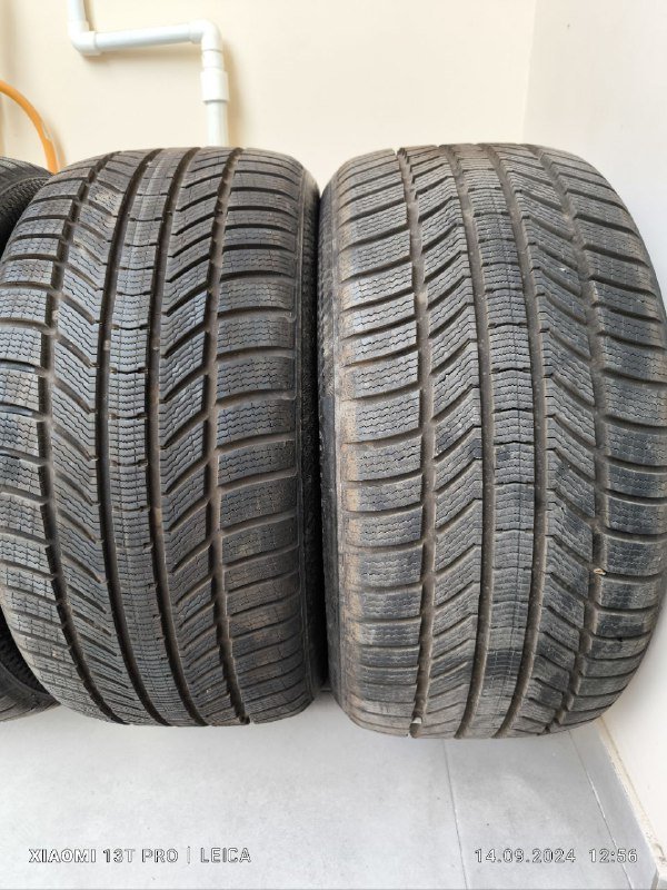 Зимний комплект разношироких шин Continental 245/45/18 и 275/40/18 5