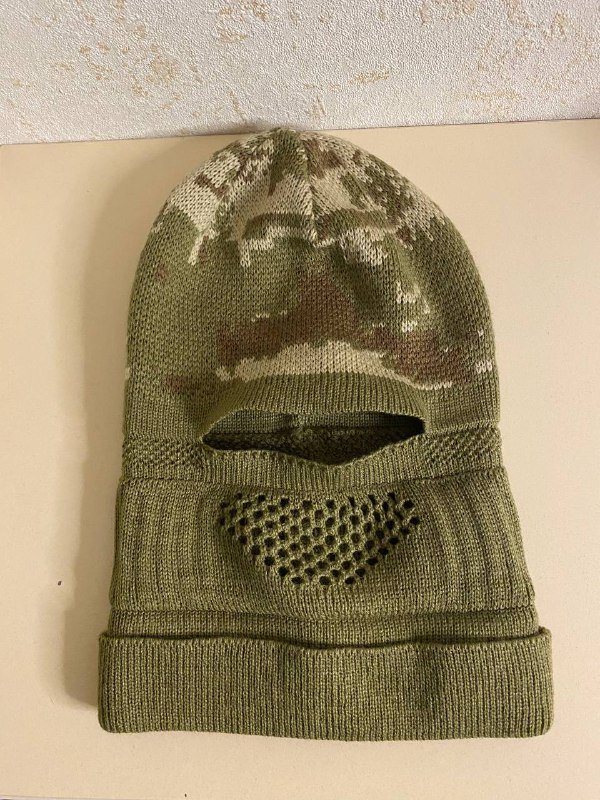 шапка-маска, мужские перчатки из кожзама