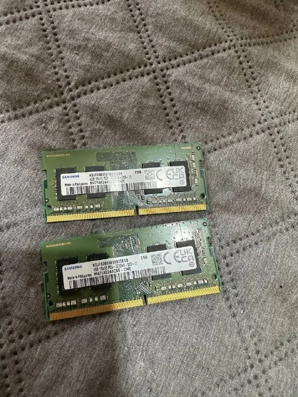 Оперативная память DDR4 2x4 ГБ для ноутбука