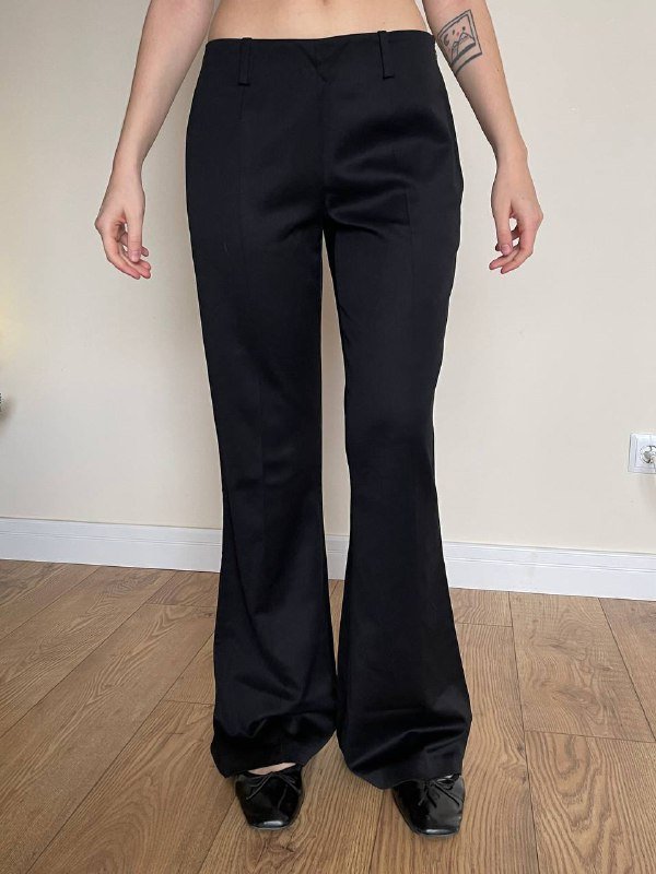 Классические черные брюки винтажные Escada 4
