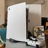 PlayStation 5 с дисководом и игрой Ghost of Tsushima 2