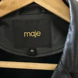 Maje Leather Biker Jacket 2
