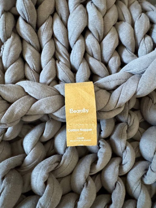 Утяжеленный плетеный плед Bearaby