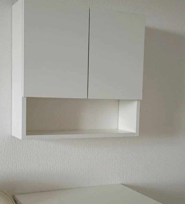 Навесной шкаф белого цвета 2