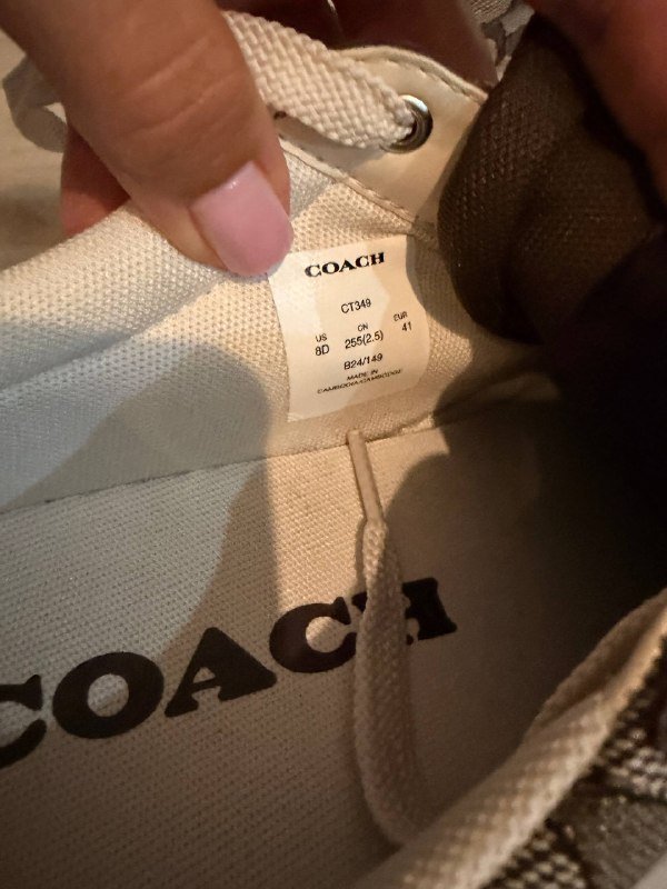 Кеды Coach 3