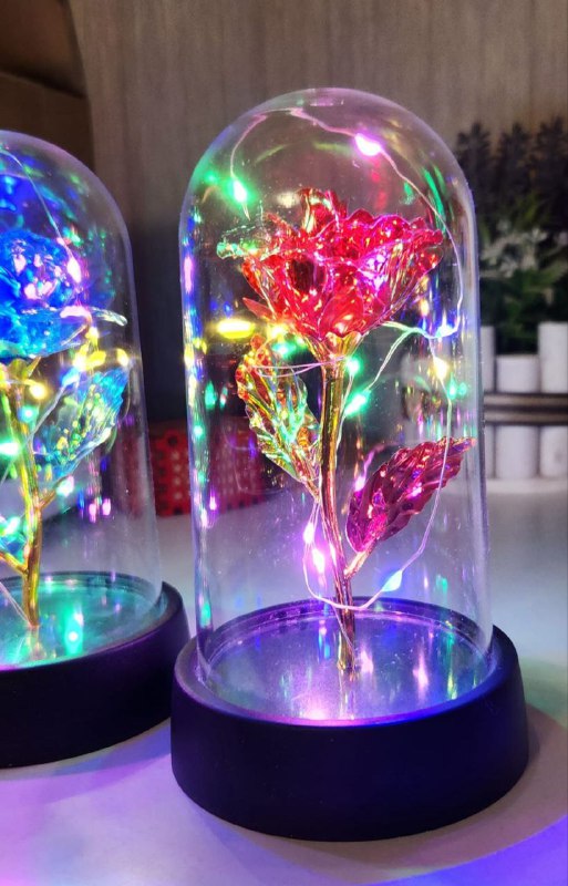 Декоративные розы с LED лампочками 4