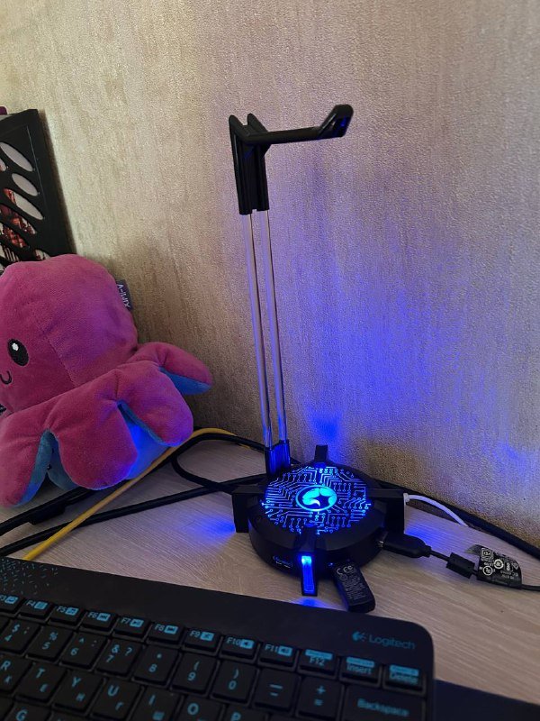 Подставки для гарнитуры Marvo HZ-04 с USB hub и подсветкой