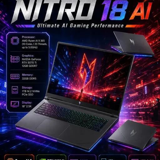 Acer Nitro 18 AI, laptop