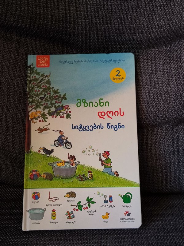 Книга Солнечный день с грузинскими словами