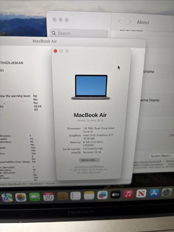 Macbook Air 2019 с зарядкой 5