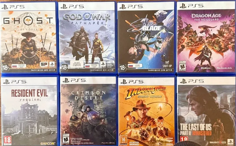 Игры для PlayStation 5 на дисках