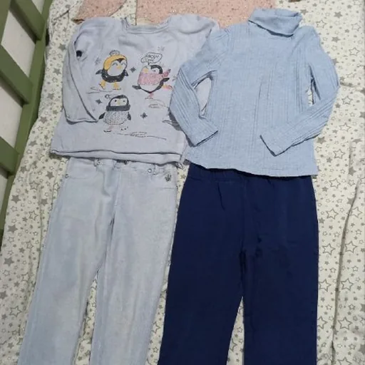 Turtleneck, pullover, trousers for height 110/116