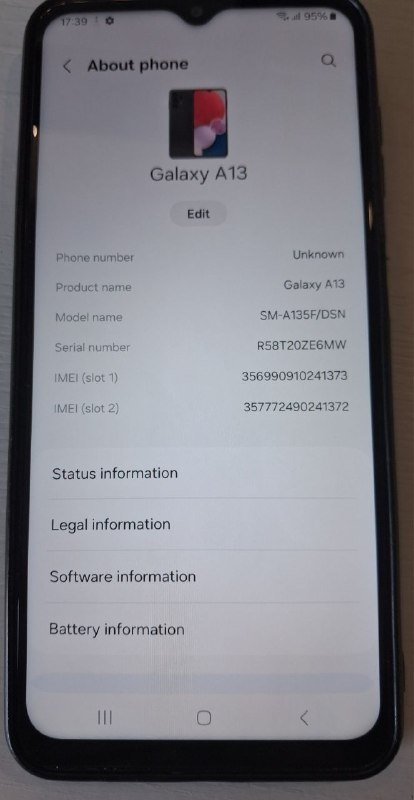Samsung A13 телефон 3 ГБ ОЗУ, 32 ГБ память 3