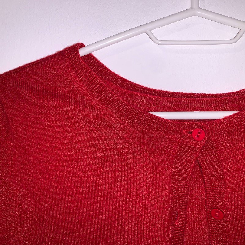 теплый кардиган 50% мериносовая шерсть размер S