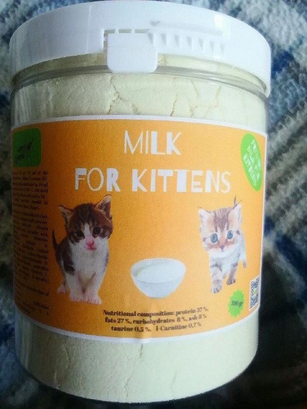 Сухое молоко для котят, 300 грамм