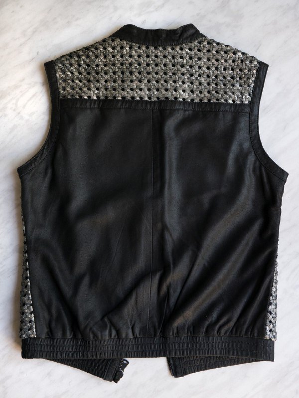 Жилет из натуральной кожи Calvin Klein женский S M 3