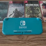 Nintendo Switch Lite, 10 games, MicroSD 128GB, case 5