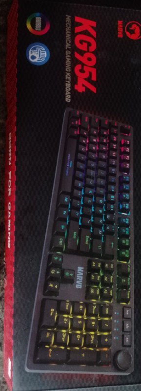 механическая клавиатура Marvo KG954, мышь ZUOYA MMR3, наушники Lenovo 5