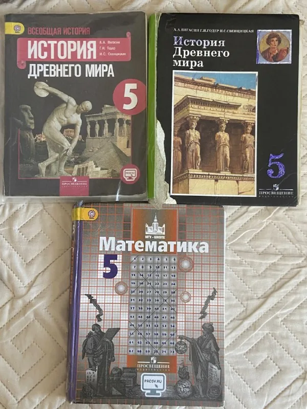 Математика 5 класс, История древнего мира