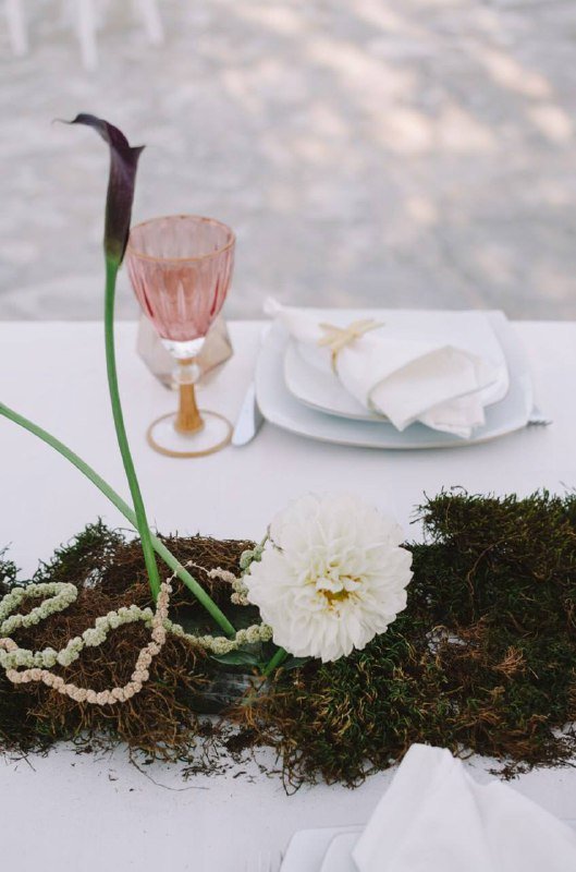 Свадебный декор скатерть, тюль, салфетки и кольца 4