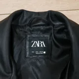 Мужская кожаная куртка Zara 3