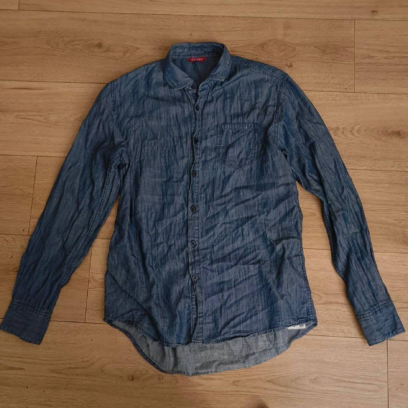 Лонгслив Armani, рубашка Guess, куртка Guess, рубашка AT Company, кардиган Wool & Co 2