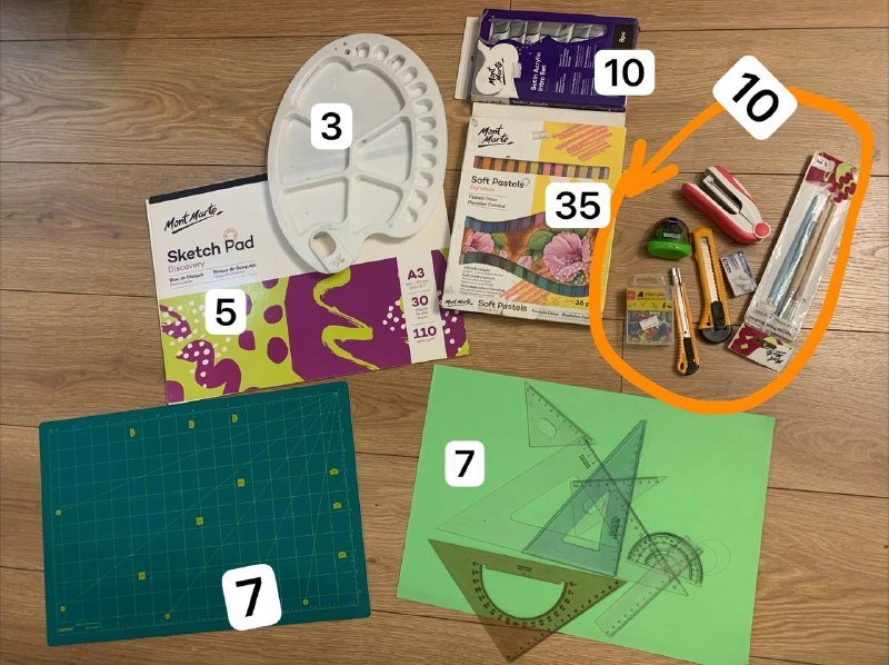 Детские вещи: пазлы, канцелярия, спортивные бутылки и др.