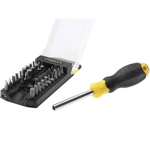 Отвертка с набором бит Stanley Multibit 1
