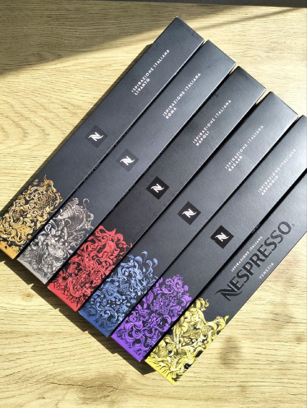 Кофекапсулы Nespresso набор из 6 упаковок