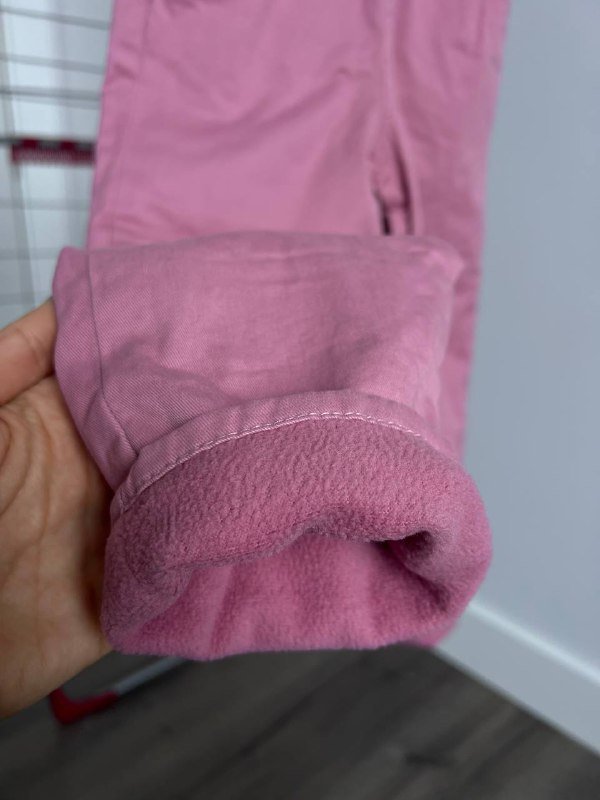 Новые джинсы с начесом 4-6 лет 4