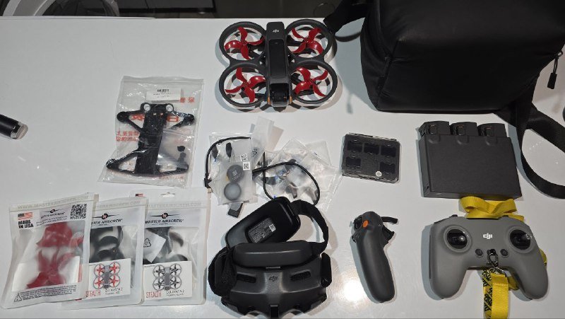 DJI Avata 2 Fly More Combo, Remote Controller, Spare Frame, Propellers