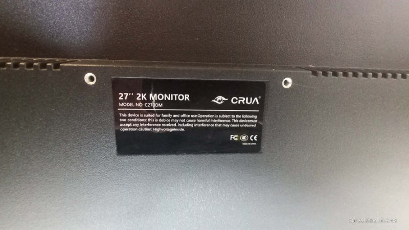 Компьютерный монитор 27 дюймов Crua CR270DM 4